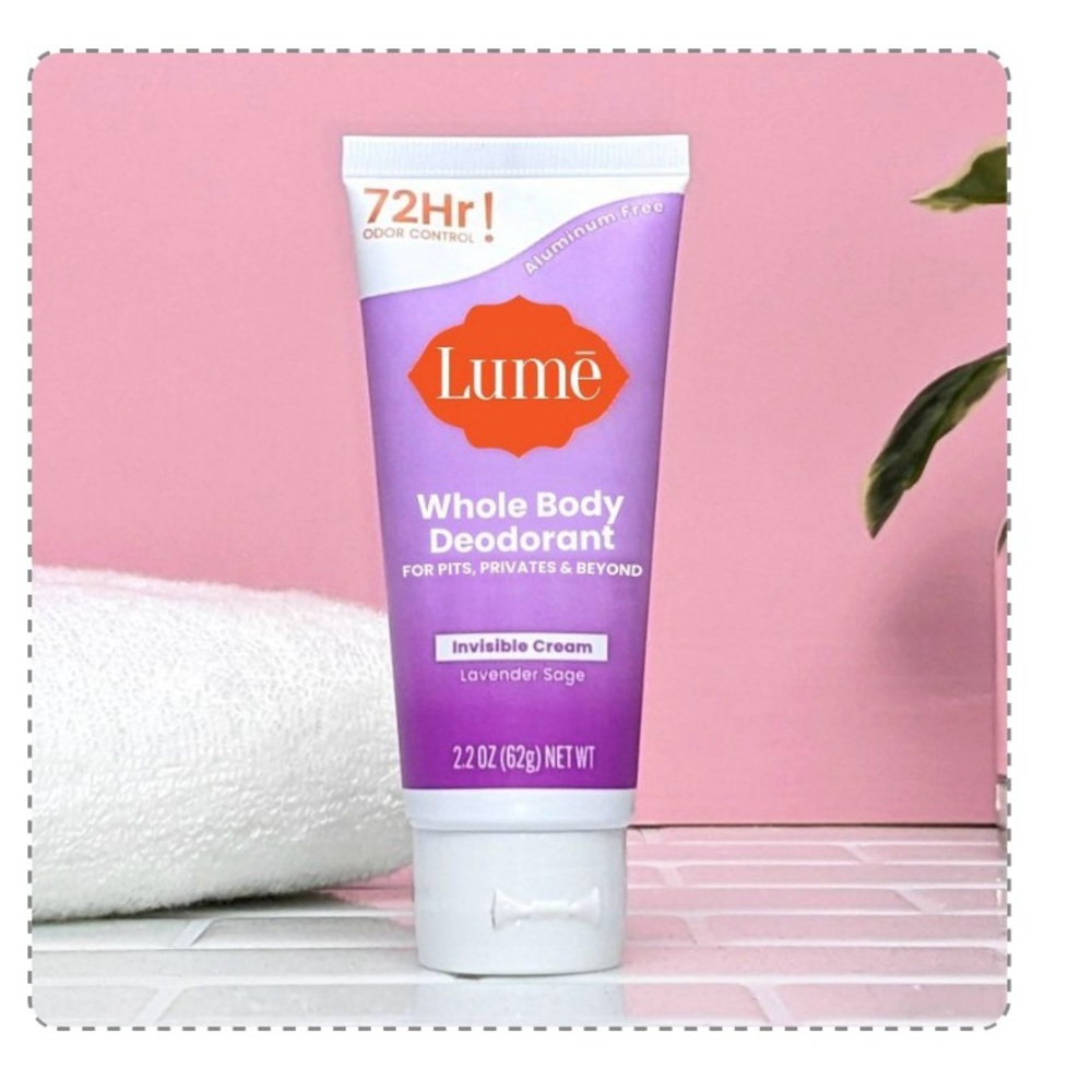 Lumē Whole Body Deodorant in Lavender Sage Travel Size